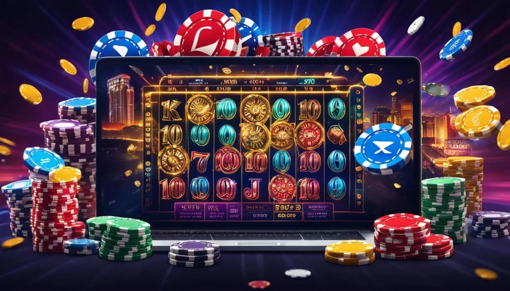 Trận đấu bóng đá đang diễn ra sôi nổi, biểu tượng cá cược bóng đá tại 99vim nổ hũ